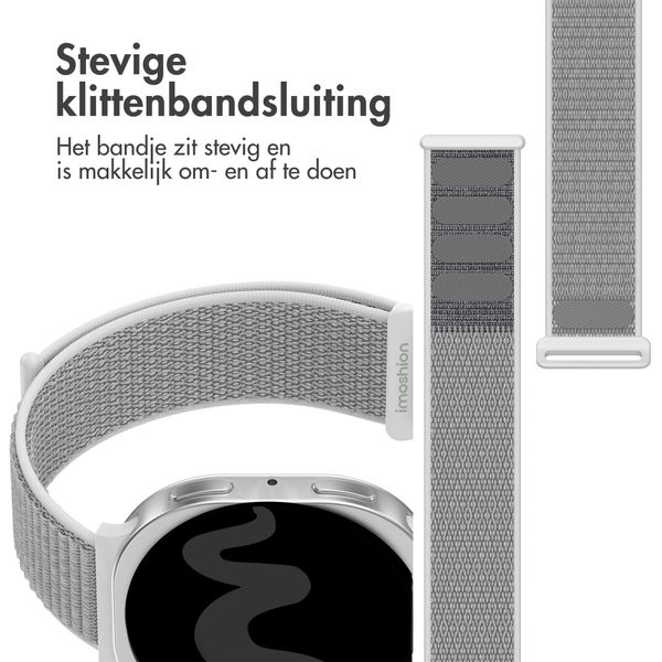 imoshion Nylon bandje Samsung Galaxy Watch 8 (40/44mm) / Classic (46mm) - Seashell