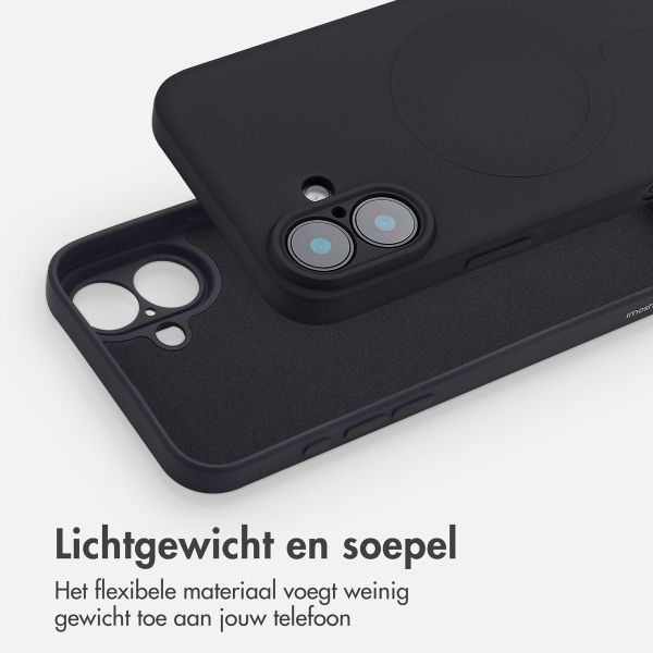 imoshion Color Backcover met MagSafe Apple iPhone 16 - Zwart