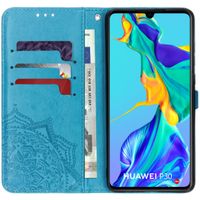 Mandala Bookcase Huawei P30 - Turquoise