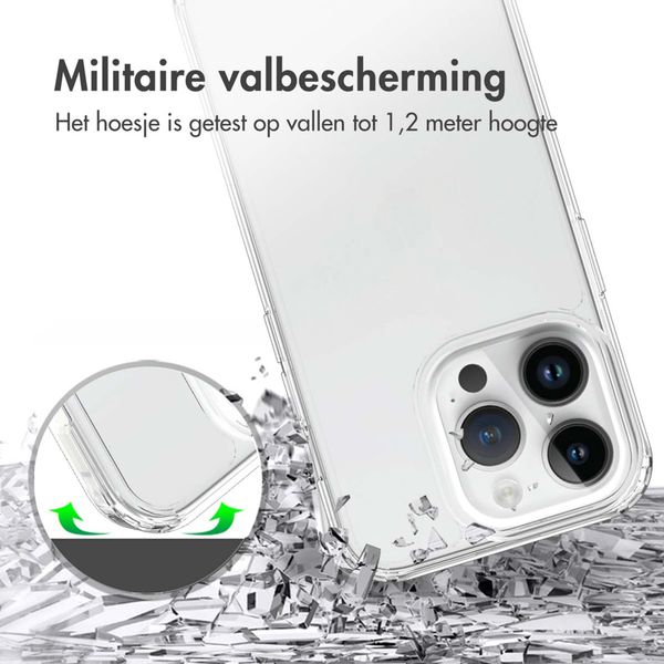 Accezz Xtreme Impact Backcover Apple iPhone 15 Pro - Transparant