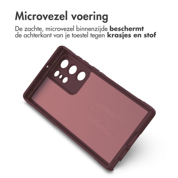 imoshion EasyGrip Backcover Samsung Galaxy S22 Ultra - Aubergine