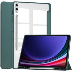 imoshion Trifold Hardcase Bookcase Samsung Galaxy Tab S10 Plus / Tab S9 Plus / Tab S9 Plus FE 12.4 inch - Groen