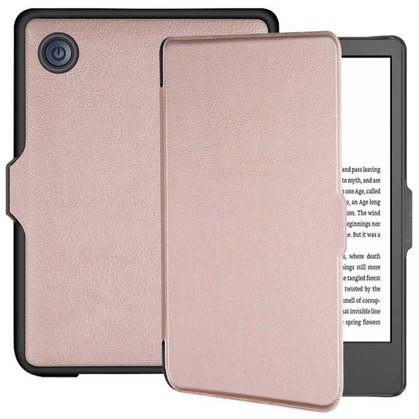 imoshion Slim Hard Case Sleepcover Kobo Clara 2E / Tolino Shine 4 - Rosé Goud