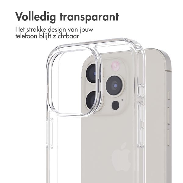 imoshion Stand Backcover Apple iPhone 15 Pro - Transparant