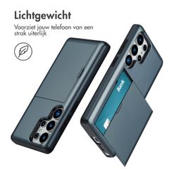 imoshion Backcover met pasjeshouder Samsung Galaxy S25 Ultra - Donkerblauw