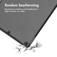 imoshion Trifold Bookcase Apple iPad 9 (2021) 10.2 inch / iPad 8 (2020) 10.2 inch / iPad 7 (2019) 10.2 inch - Grijs