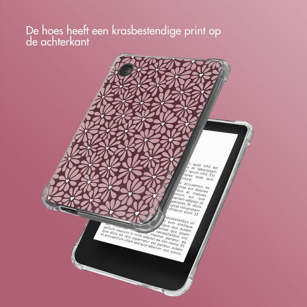 imoshion Design Clear Backcover Kobo Clara Colour / Clara BW - Bloom Love Blush