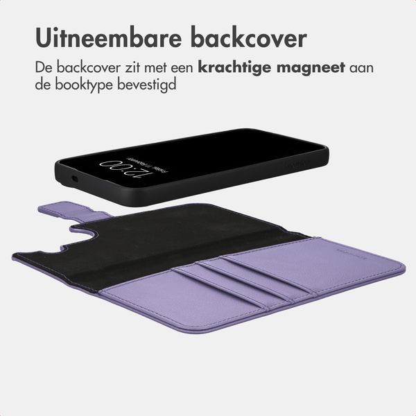 imoshion Uitneembare 2-in-1 Luxe Bookcase Samsung Galaxy S26 FE - Paars