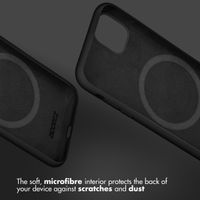 Accezz Liquid Silicone Back Cover with MagSafe Apple iPhone 16 Pro Max - Black