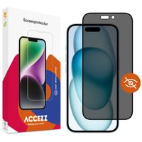 Accezz Gehard Glas Privacy Screenprotector Apple iPhone 14 Pro Max / 15 Plus / 16 Plus