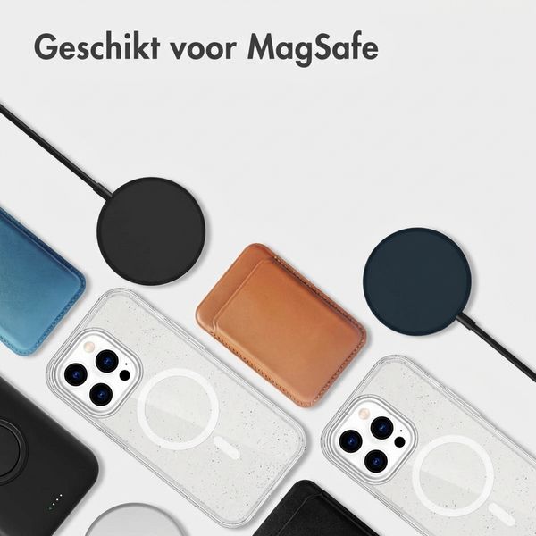 imoshion Sparkle Backcover met MagSafe Apple iPhone 14 Pro Max - Glitter Transparant