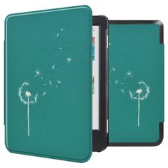 imoshion Design Slim Hard Case Bookcase Kobo Clara Colour / BW - Green Dandelion