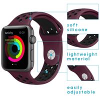 imoshion Siliconen sport bandje Apple Watch Series 1 t/m 10 / SE / Ultra (2) (44/45/46/49 mm) - Rood