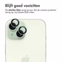imoshion 2 Pack Camera lens protector Apple iPhone 15 / 15 Plus - Green