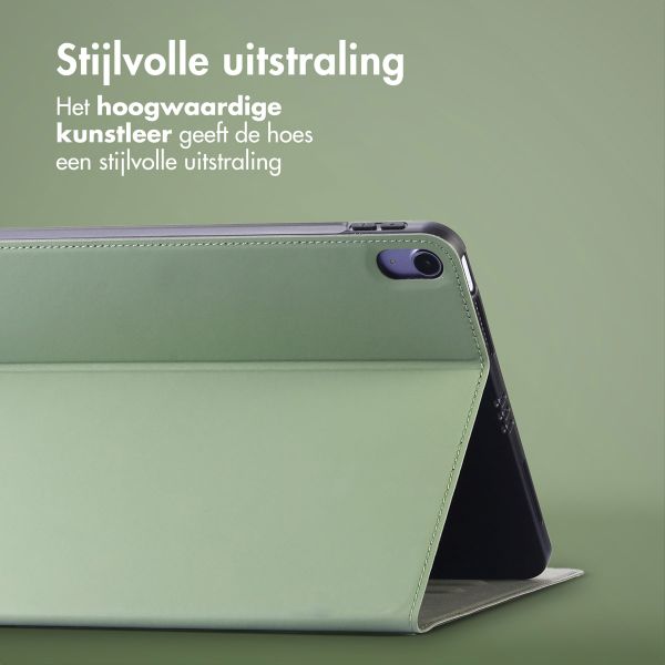 Accezz Classic Tablet Case Apple iPad Air 11 inch (2025) M3 / (2024) M2 / Air 5 (2022) / Air 4 (2020) - Groen