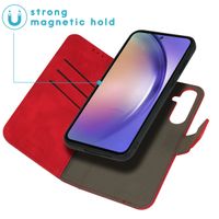 imoshion Uitneembare 2-in-1 Luxe Bookcase Samsung Galaxy A55 - Rood