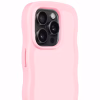 Holdit Wavy Case Apple iPhone 15 Pro Max - Roze
