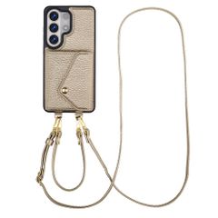 Selencia Sera Phone Case with Cord and Envelope Card Holder Samsung Galaxy S26 Ultra - Champagne