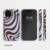 Selencia Vivid Back Cover Apple iPhone 15 - Dream Swirl Chocolate