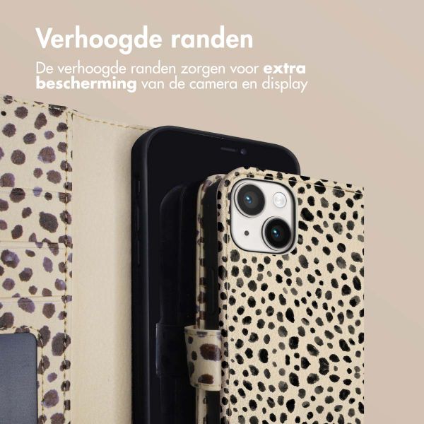 imoshion Design Bookcase Apple iPhone 14 - Black And White Dots