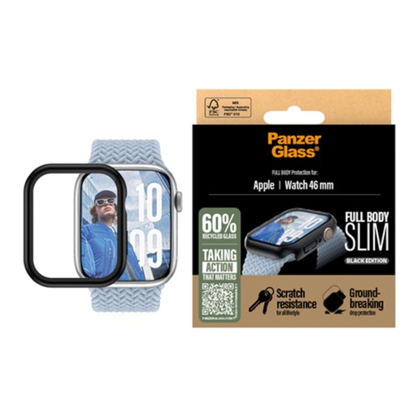 PanzerGlass Full Body Case Slim Apple Watch Series 10 / 11 - 46 mm - Black