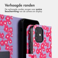 imoshion Design Bookcase Apple iPhone 12 (Pro) - Dusty Rose Blossoms