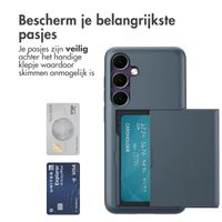 imoshion Backcover met pasjeshouder Samsung Galaxy S24 FE - Donkerblauw