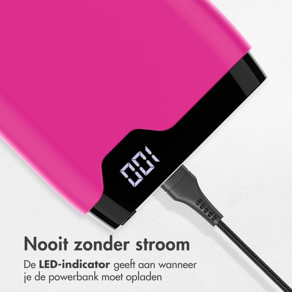 imoshion Powerbank 20.000 mAh - Quick Charge en Power Delivery - Hot Pink