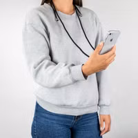 imoshion Backcover met koord Apple iPhone 8 Plus / 7 Plus - Zwart