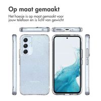 imoshion Clear Glitter Backcover Samsung Galaxy A54 (5G) - Zilver