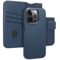Accezz 2-in-1 Leather Bookcase with MagSafe Apple iPhone 15 Pro - Nightfall Blue
