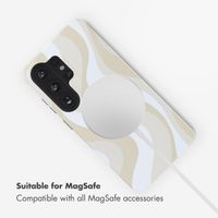 Selencia Vivid Back Cover with MagSafe Samsung Galaxy S26 Ultra - Desert Waves Beige