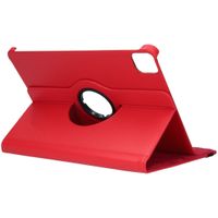 imoshion 360° draaibare Bookcase iPad Air 11 inch (2024) M2 / Air 5 (2022) / Air 4 (2020) / Pro 11 (2020/2018) - Rood