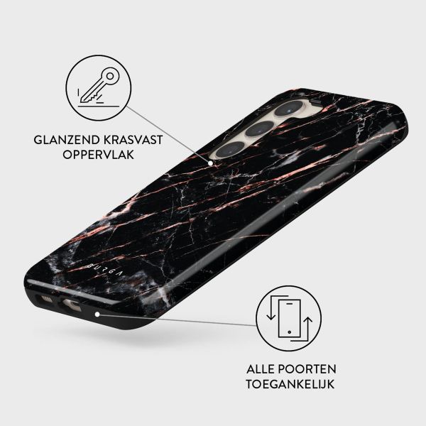 Burga Tough Backcover Samsung Galaxy S23 Plus - Rose Gold Marble