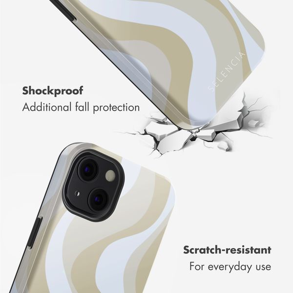 Selencia Vivid Back Cover with MagSafe Apple iPhone 13 - Desert Waves Beige