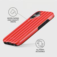 Burga Tough Back Cover with MagSafe Apple iPhone 16 - Pomegranate