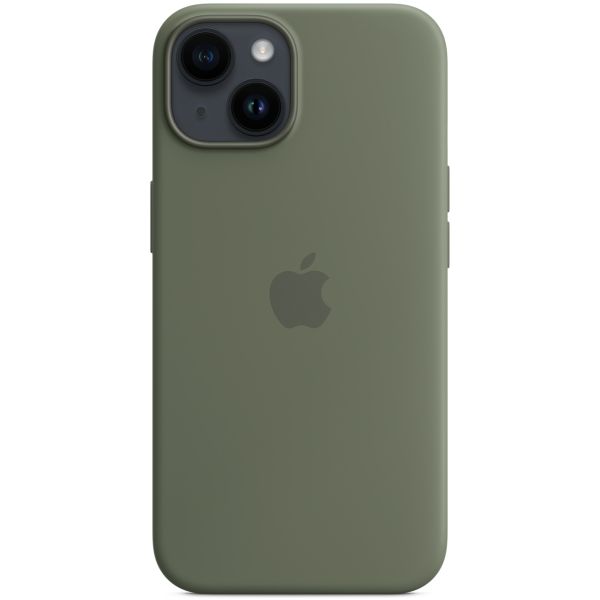 Apple Silicone Backcover MagSafe Apple iPhone 14 - Olive