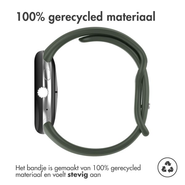 imoshion Siliconen⁺ bandje Google Pixel Watch / Watch 2 / Watch 3 / Watch 4 (41 mm) - Maat S - Donkergroen
