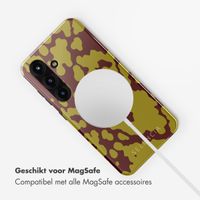 Selencia Vivid Backcover met MagSafe Samsung Galaxy S25 - Moo'd Olive Dust