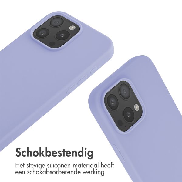 imoshion Siliconen hoesje met koord iPhone 16 Pro Max - Paars