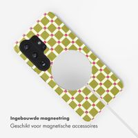 Selencia Vivid Backcover met MagSafe Samsung Galaxy S26 Ultra - Check This Olive