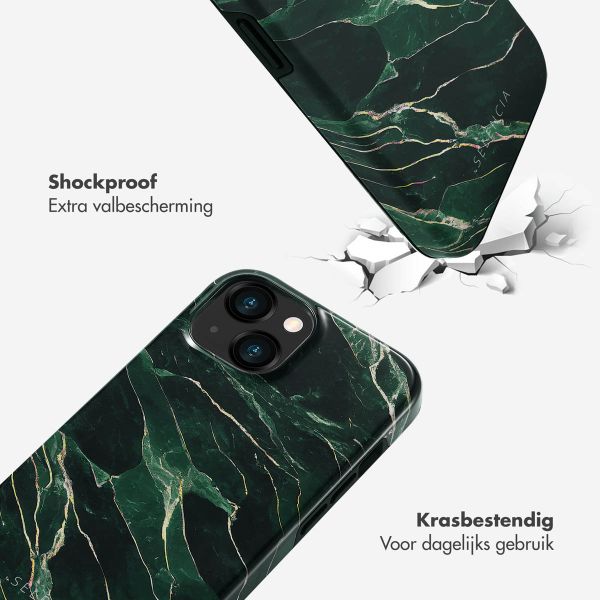 Selencia Vivid Tough Backcover iPhone 15  - Chic Marble Quartz