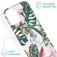 imoshion Design hoesje iPhone 13 - Jungle - Groen / Roze