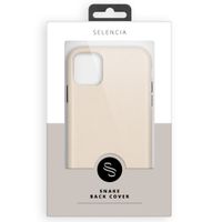 Selencia Gaia Slang Backcover Samsung Galaxy S20 Plus - Wit