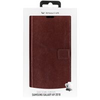 Valenta Leather Bookcase Samsung Galaxy A9 (2018) - Bruin