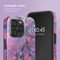 Selencia Vivid Backcover met MagSafe Apple iPhone 15 Pro - Fresh Paint Flower Orange