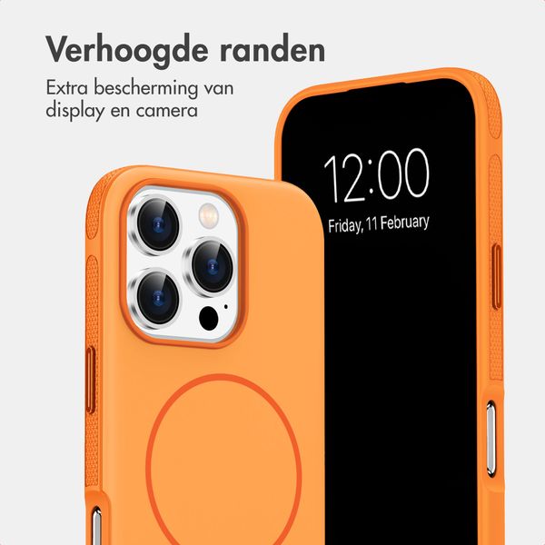 imoshion Color Backcover met Thin MagSafe Ring Apple iPhone 16 Pro - Oranje