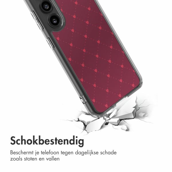 imoshion Design hoesje Samsung Galaxy S23 - Crush Check Coral Dust