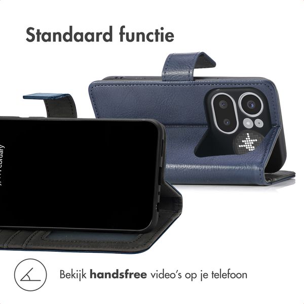 imoshion Luxe Bookcase Nothing Phone (4a) Pro - Donkerblauw