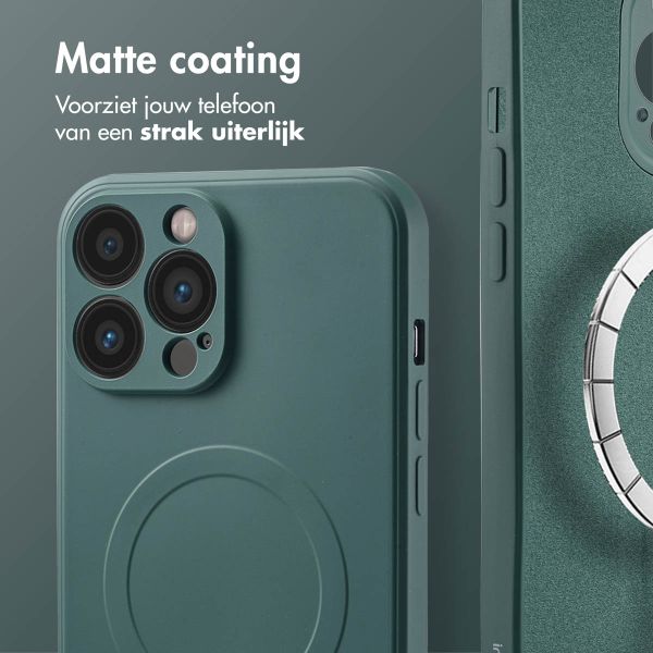 imoshion Color Backcover met MagSafe Apple iPhone 13 Pro Max - Donkergroen